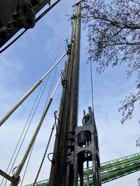 Used Woltman 5021 piling rig