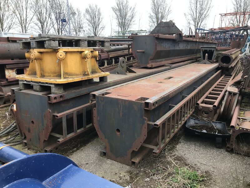 Used leader for pile driving, 80 to 150 Tons