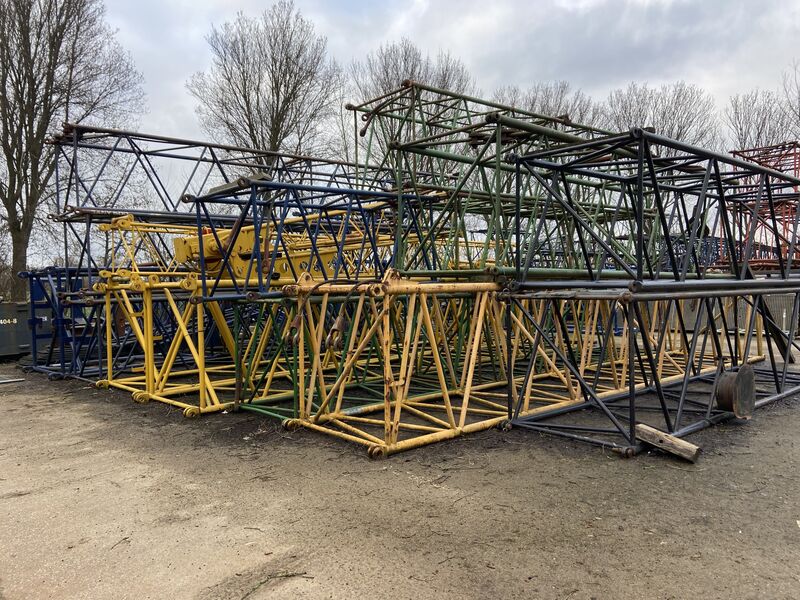 Several used boom parts