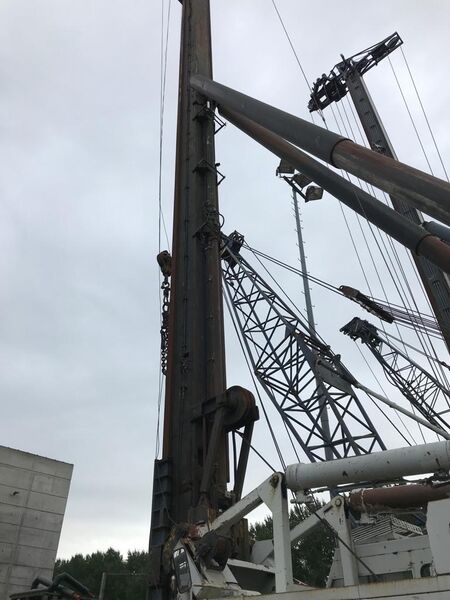 Used Hitachi KH125-3 GLSK piling rig