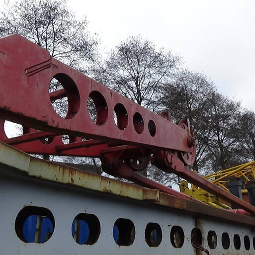 Used leader for pile driving, 60 to 100 Tons