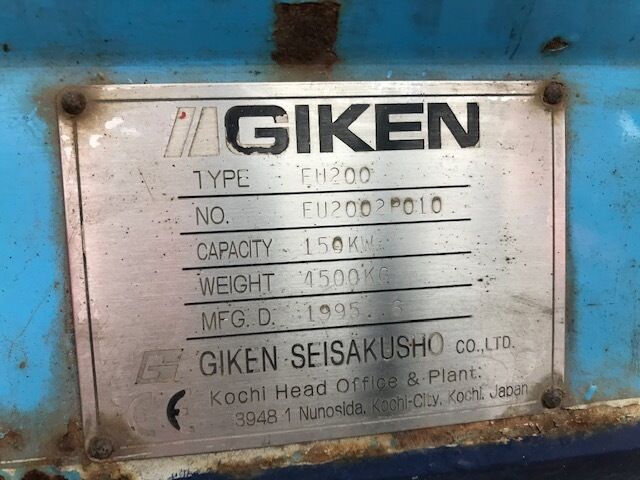 Used Giken Silent Piler ZP 150