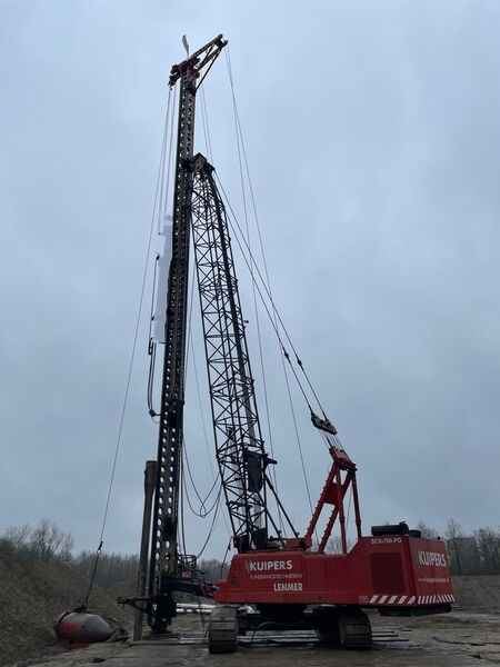 Used leader for pile driving, 60 to 100 Tons