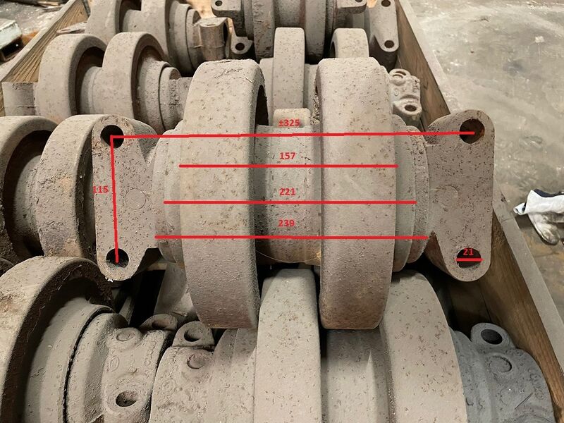 Used Hitachi CX500/CX550 track rollers